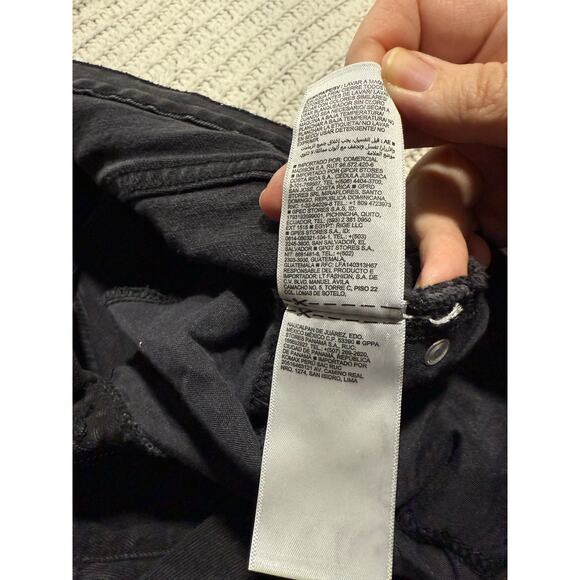 Old Navy Jeans High Rise OG Straight Raw Hem Womens Plus Size 22 Faded Black - Picture 10 of 11